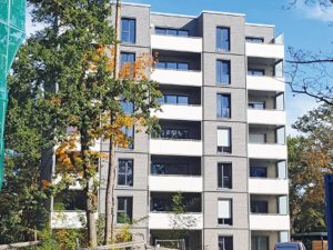 8 Mehrfamilienhäuser in Erlangen mit ca. 12.000 m2 Dennert DX-Decke