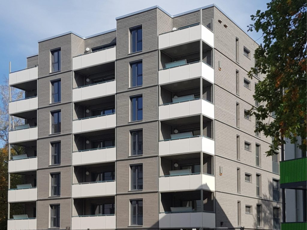 2 Mehrfamilienhäuser in Bamberg mit ca. 2.500m2 Dennert DX-Decke